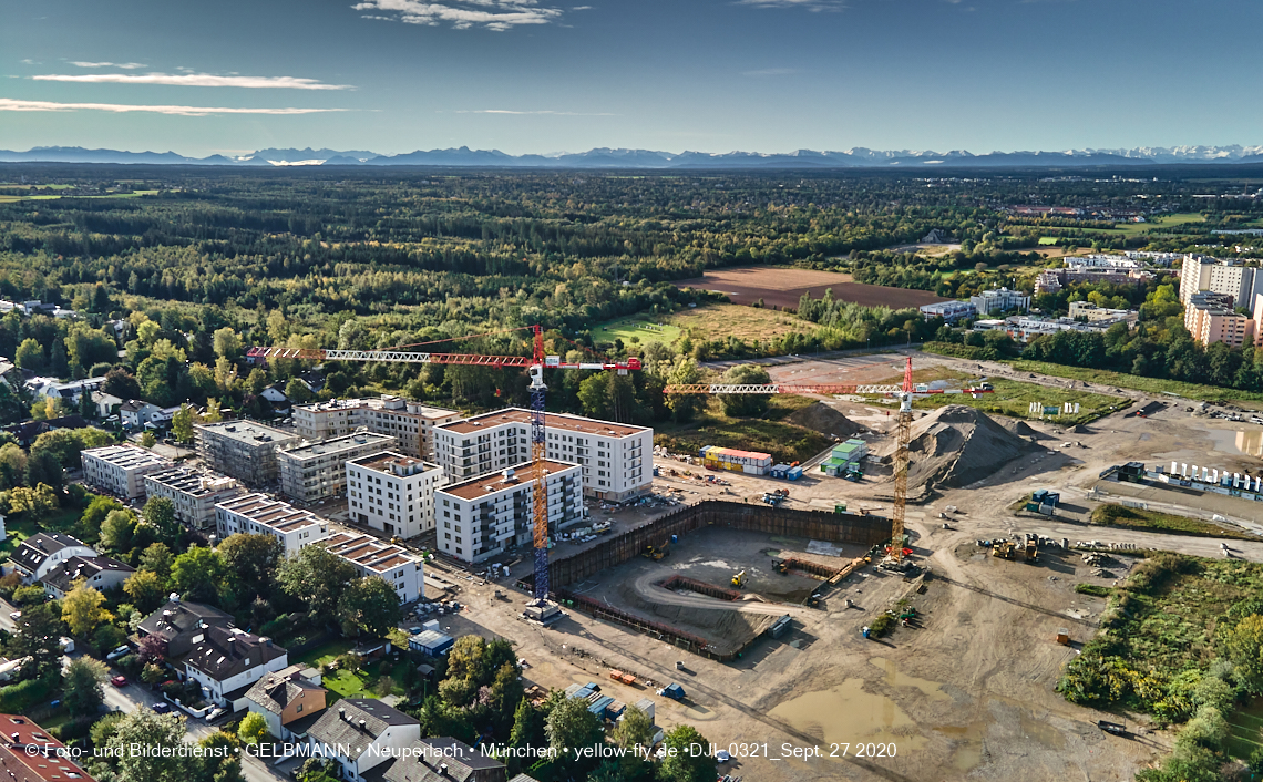 27.09.2020 - Baustelle Alexisquartier in Neuperlach